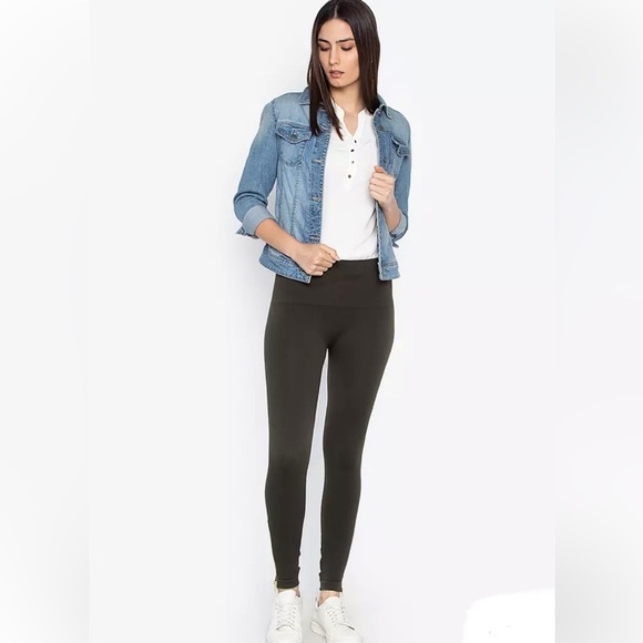 Spanx Look At Me Now Seamless Side Zip Leggings - Picture 2 of 12